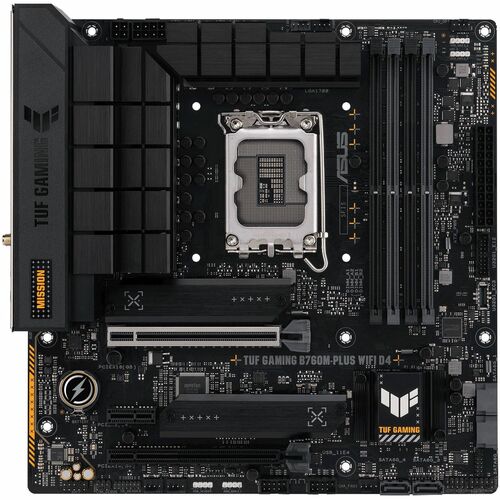 TUF GAMING B760M-PLUS WIFI D4 Gaming Desktop Motherboard - Intel B760 Chipset - Socket LGA-1700 - Intel Optane Memory Read