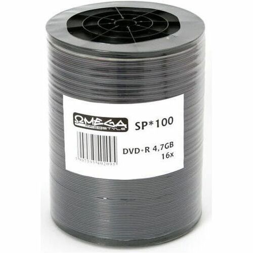 Platinet Freestyle DVD Recordable Media - DVD+R - 16x - 4.70 GB - 100 - 120mm - Inkjet Print Technology