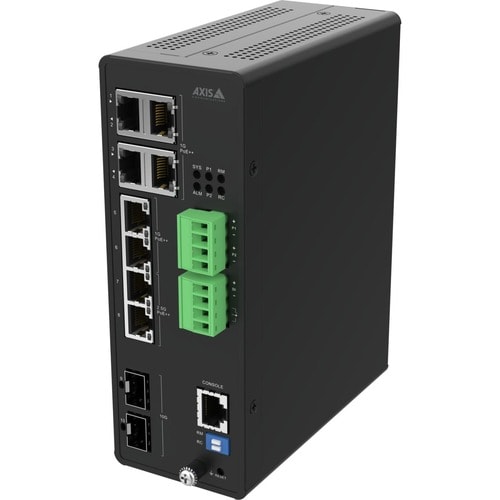 AXIS D8208-R Industrial PoE++ Switch - 8 Ports - Manageable - Gigabit Ethernet, 10 Gigabit Ethernet - 1000Base-T, 10GBase-