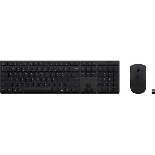 Tastiera e mouse Lenovo Professional - Italiano - USB Tipo A Forbici Wireless Bluetooth 2,40 GHz Tastiera - Grigio - USB T