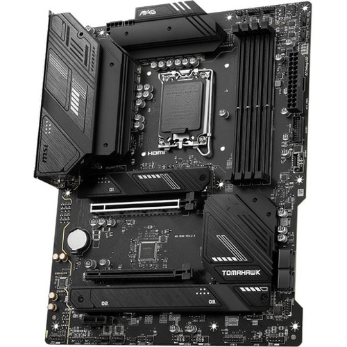 MSI MAG B760 TOMAHAWK WIFI Gaming Desktop Motherboard - Intel B760 Chipset - Socket LGA-1700 - ATX - Core, Pentium Gold, C