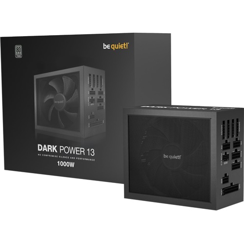 be quiet! Dark Power 13 Dark Power 13 1000W ATX Modular Power Supply - 1 kW - Internal - 3.3 V DC Output - 4 +12V Rails - 