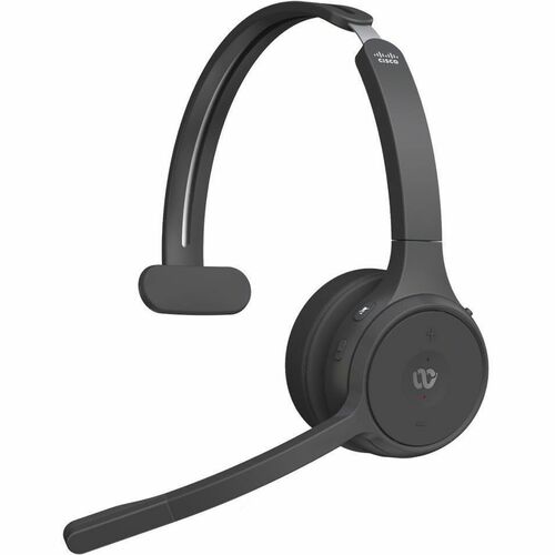 Cisco Kabel/Kabellos Kopfbügel Mono Headset - Schwarz - Google Assistant, Siri - Monaural - Geschlossen - 20 Hz bis 20 kHz