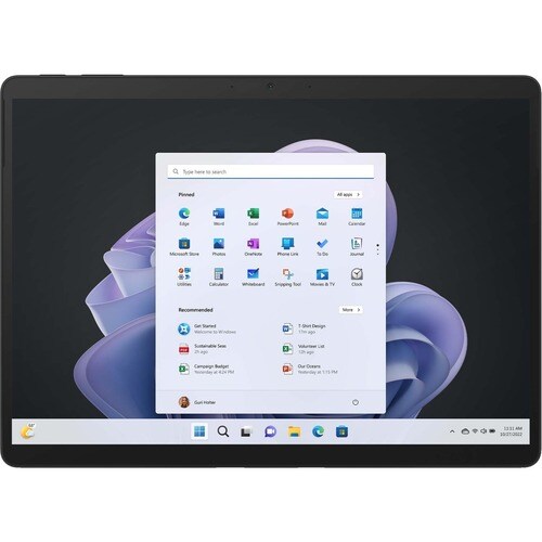 Microsoft Surface Pro 9 Tablet - 33 cm (13") - Intel - 8 GB - 256 GB SSD - Windows 11 Home - Graphite - Core i5 12th Gen D