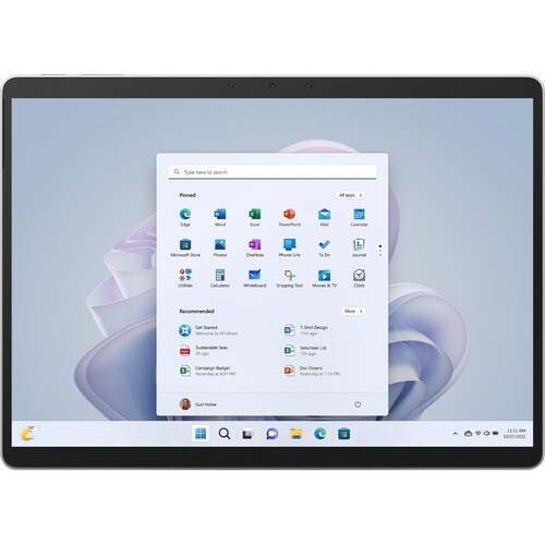 Microsoft Surface Pro 9 Tablet - 33 cm (13") - Intel - 16 GB - 1 TB SSD - Windows 11 Home - Platinum - Core i7 12th Gen De