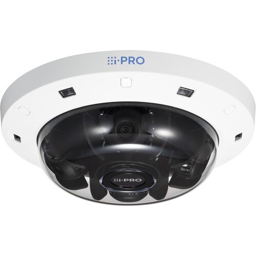 i-PRO WV-S8544L 16 Megapixel Outdoor Network Camera - Colour - Dome - 20.12 m Infrared/Color Night Vision - H.265, H.264, 