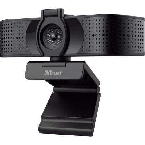 Trust - Webcam - 30 fps - Schwarz - USB 2.0 - 3840 x 2160 Pixel Videoauflösung - Autofokus - 74° Angle - Mikrofon - Comput