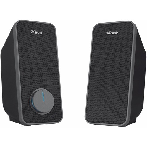 Trust 2.0 Lautsprechersystem - 14 W RMS - Schwarz - Tischmontierbar - Bücherregal - USB - 2