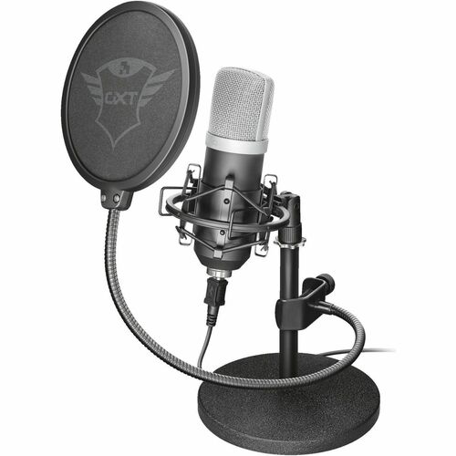 MikrofonTrust Emita GXT 252 - Kabelgebunden - Kondensator - Kardioide - 1,80 m - USB - Desktop, Handheld - 18 Hz bis 21 kHz