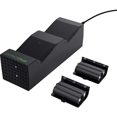 Trust GXT 250 Dock Cradle für Spielecontroller - 2 Steckplatz/-plätze - Ladefunktion - Schwarz