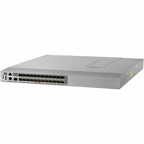 Cisco MDS 9124V 24 Anschlüsse 64 Gbit/s Fibre Channel Switch - 24 Fiber Channel Ports - 64-Gigabit-Ethernet, 32 Gigabit Et