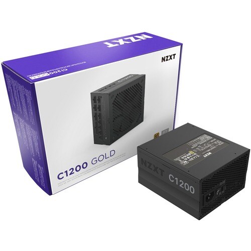 NZXT PA-2G1BB-AU ATX 3.0, EPS 2.92 Modular Power Supply - 1.20 kW - Internal - 3.3 V DC Output - 1 +12V Rails - 1 Fan(s) -