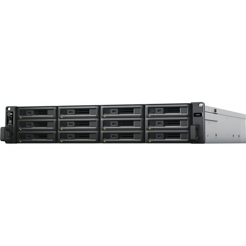 Synology SA6400 12 x Gesamtzahl Einschübe NAS-Speichersystem EPYC 7272 Dodeca-Core 2,90 GHz - 32 GB RAM - DDR4 SDRAM - 2U 
