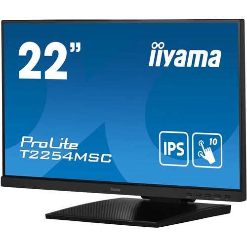 iiyama ProLite T2254MSC-B1AG 22 Zoll Class LCD-Touchscreen-Monitor - 16:9 Format - 4 ms Reaktionszeit - 54,6 cm (21,5 Zoll