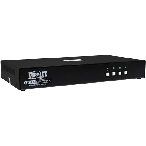 Tripp Lite series Secure B002-DP1AC4-N4 KVM Switchbox - TAA Compliant - 4 Computer(s) - 1 Local User(s) - 3840 x 2160 - 50