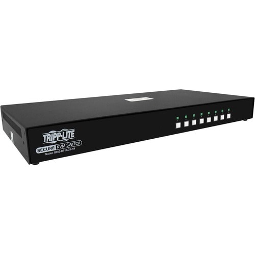 Tripp Lite series Secure B002-DP1AC8-N4 KVM Switchbox - TAA Compliant - 8 Computer(s) - 1 Local User(s) - 3840 x 2160 - 50