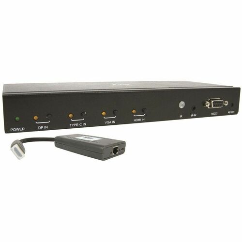Tripp Lite by Eaton B320-4X1-MHB-K Video Extender Transmitter/Receiver - Wired - TAA Compliant - 4 Input Device - 1 Output