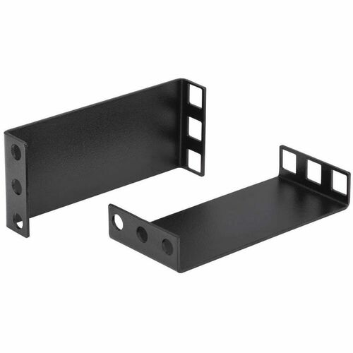 Tripp Lite series SmartRack SRRAILDPTH1U Mounting Rail Kit for Rack Server, Rack Equipment, Enclosure - Black - Steel - 2