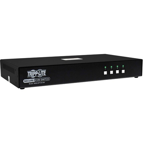 Tripp Lite series Secure B002-DP1A4-N4 KVM Switchbox - TAA Compliant - 4 Computer(s) - 1 Local User(s) - 3840 x 2160 - 50 