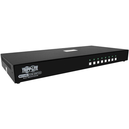 Tripp Lite series Secure B002-DV1AC8-N4 KVM Switchbox - TAA Compliant - 8 Computer(s) - 1 Local User(s) - 2560 x 1600 - 50
