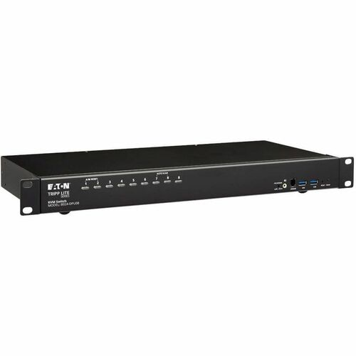 Tripp Lite series B024-DPU08 KVM Switchbox - TAA Compliant - 8 Computer(s) - 4096 x 2160 - 50 Hz, 60 Hz - 10 x USB - 8 x D