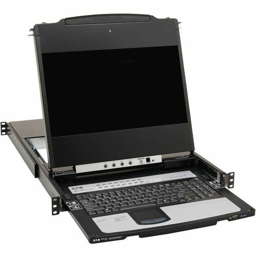 Tripp Lite series B030-DP16-17DIP LCD Rack Console KVM Switch - Metal - Black - TAA Compliant - 16 Computer(s) - 43.2 cm (