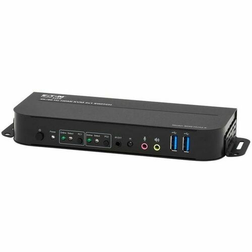 Tripp Lite series KVM Switchbox - 2 Computer(s) - 1 Local User(s) - 4096 x 2160 - 6 x USB - 3 x HDMI