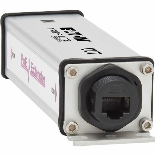 Tripp Lite series NPOE-EXT-1G30WP Network Extender - Silver - 2 x Network (RJ-45) - 100 m Extended Range - Aluminium