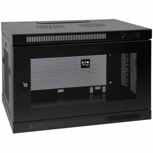 Tripp Lite series SmartRack SRW9U 9U Wall Mountable Rack Cabinet - 482.60 mm Rack Width - Black - 90.72 kg Static/Stationa