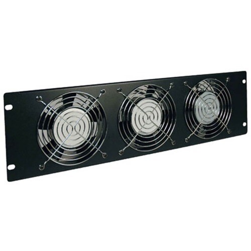 Tripp Lite series SRXFAN3U Fan Tray - Black - 3 Fan - 5.9 m³/min - 3U Rack Height