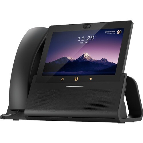 Ubiquiti IP Phone - Corded - Corded/Cordless - Wi-Fi, Bluetooth - Desktop - Black - VoIP - IEEE 802.11a/b/g/n/ac - 2 x Net
