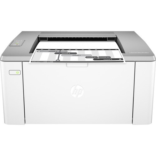 HP LaserJet Ultra M106w Desktop Wireless Laser Printer - Monochrome - 600 x 600 dpi Print - Manual Duplex Print - 150 Shee