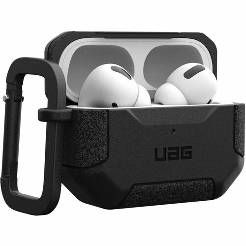 Urban Armor Gear Scout Rugged Carrying Case Apple AirPods Pro (2nd Generation), AirPods Pro - Black - Drop Resistant, Scra