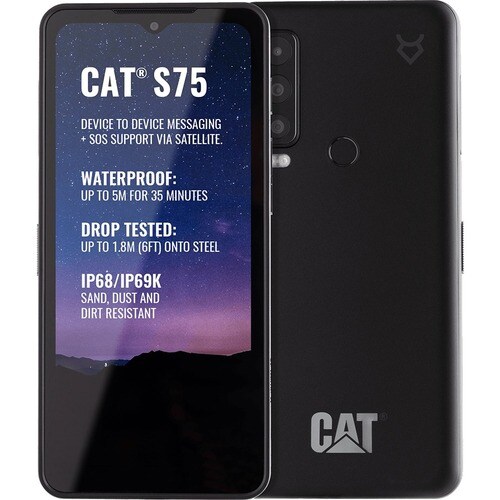 Smartphone CAT S75 128 GB Robusto - 5G - 16,8 cm (6,6") LCD Full HD Plus 1080 x 2408 - Octa-core (8 núcleos) (Cortex A78Du