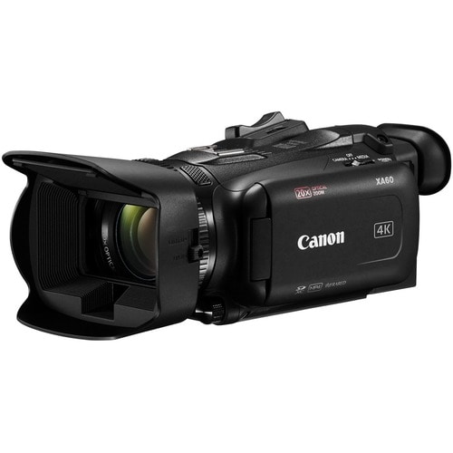Canon XA60 Professional Digital Camcorder - 8.9 cm (3.5") LCD Touchscreen - 1/2.3" CMOS - 4K - MP4, MXF, XF-AVC - 20x Opti