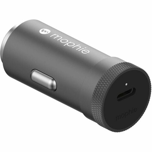 mophie Auto Adapter - 20 W - 12 V DC Input - Black - 1