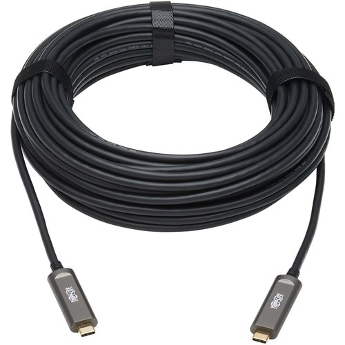 Tripp Lite series USB 3.2 Gen 2 Fiber Active Optical Cable, M/M, 10 m (33 ft.) - 32.8 ft (10 m) Fiber Optic Data Transfer 