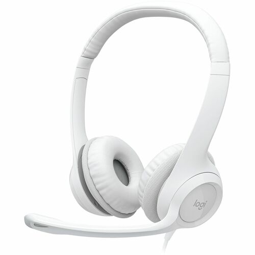 Auriculares Logitech H390 Cableado Sobre la cabeza Estéreo - Blanco - Binaural - Circumaural - 32Ohm - 20Hz a 20kHz - 189.