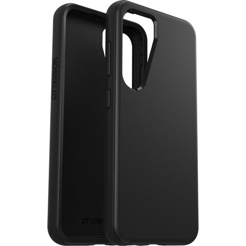 OtterBox Symmetry Case for Samsung Galaxy S23 Smartphone - Black - Bacterial Resistant, Drop Resistant, Shock Resistant - 