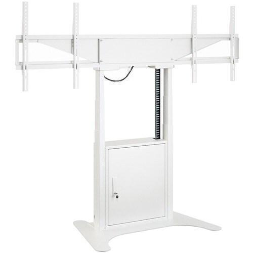 HAGOR Lift für Display - Weiß - Querformat - Höhenverstellbar - 2 Unterstützte(r) Display(s)Bildschirmgröße: 46 Zoll (116,