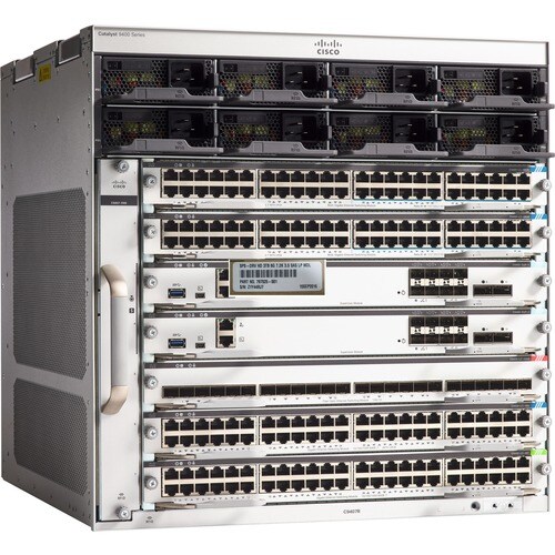Cisco Catalyst 9400 C9407R Manageable Switch Chassis - 3 Layer Supported - Modular - 10U - Rack-mountable