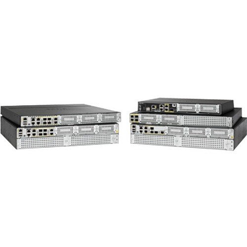 Cisco 4000 4431 Router with VSEC License - 4 Ports - Management Port - 8 - Gigabit Ethernet - 1U - Rack-mountable, Wall Mo