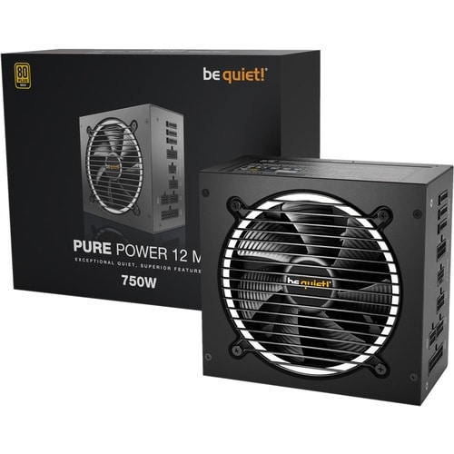 be quiet! Pure Power 12 M Pure Power 12 M 750W ATX, EPS12V Modular Stromversorgung - 750 W - ATX, Intern - 3.3 V Gleichstr