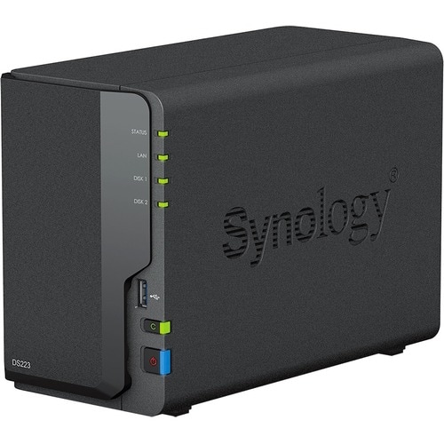 Synology DiskStation DS223 2 x Total Bays SAN/NAS Storage System - Realtek RTD1619 Quad-core (4 Core) 1.70 GHz - 2 GB RAM 