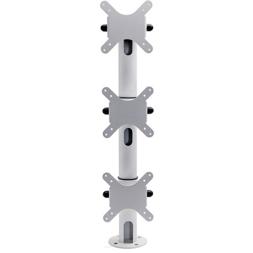 Star Micronics Pole Mount for Tablet - White - 3 Display(s) Supported - 22" (55.88 cm) Screen Support - 5 kg Load Capacity