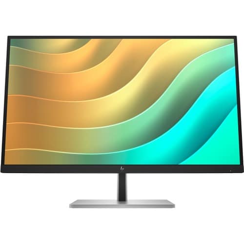 HP E27u G5 27" Class WQHD LCD Monitor - 16:9 - Black, Silver - 68.6 cm (27") Viewable - In-plane Switching (IPS) Technolog