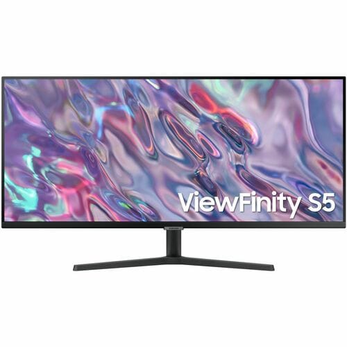 Samsung ViewFinity S5 S34C504GAN 34" Class UW-QHD LED Monitor - 21:9 - Black - 34" Viewable - Vertical Alignment (VA) - LE