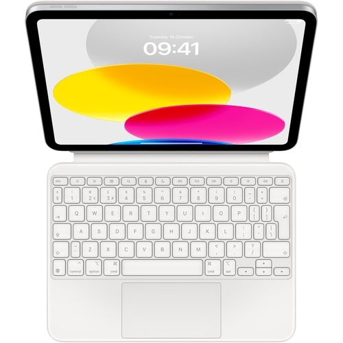 Housse/Clavier Apple Magic - Folio Style Apple iPad (10e génération) Tablette - Blanc