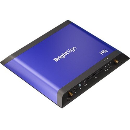 BrightSign Ultra HD HD1025 Digital Signage Appliance - 1080p - HDMI - USB - Serial - Wireless LAN - Ethernet - Blue