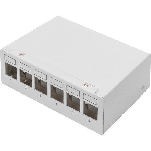 Digitus 6 Anschluss/AnschlüssePatch Panel - Hellgrau - 10" Breit - Desktop, Wandmontierbar
